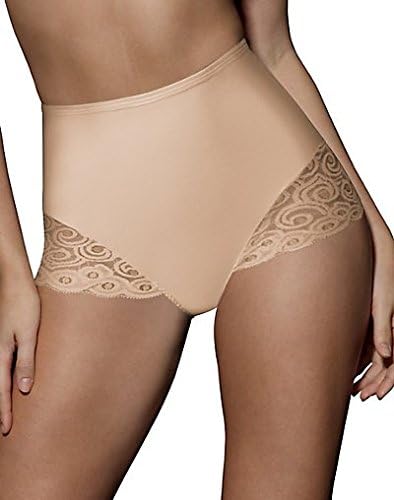 Bali Women's Shapewear Brief with Lace Firm Control 2-Pack, Bl
