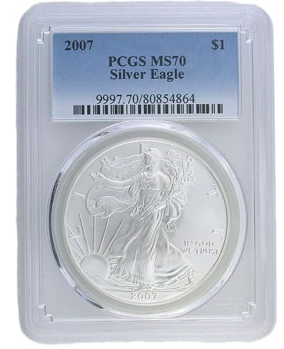 2007 American Silver Eagle – PCGS MS70