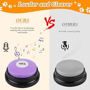 6pcs Canine Speaking Button Set Canine Buttons for Communication 30s Voice Recording Canine Coaching Buttons Talking Pet Buttons Buzzer with Antislip Canine Button Mat 24 Stickers 16 Aaa Batteries Cucciolini Doodles 6pcs canine speaking button set canine buttons for communication 30s voice recording canine coaching buttons talking pet buttons buzzer with anti slip canine button mat 24 stickers 16 aaa batteries cucciolini doodles