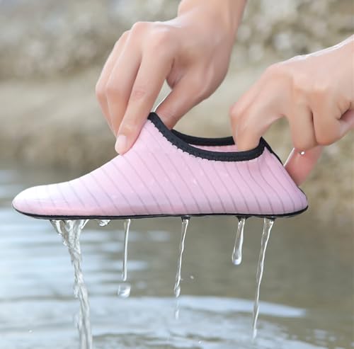 Water Shoes for Women Men Slip-on Quick-Dry Barefoot Aqua Socks for Swim Beach Pool Surf River Boating Yoga Exercise3