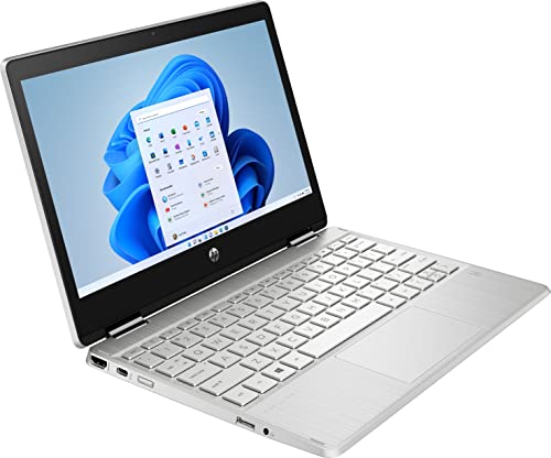 Image of HP - Pavilion x360 2-in-1 11.6inch Touch-Screen Laptop - Intel Pentium Silver - 4GB Memory - 128GB SSD - Natural Silver 11-11.99 inches
