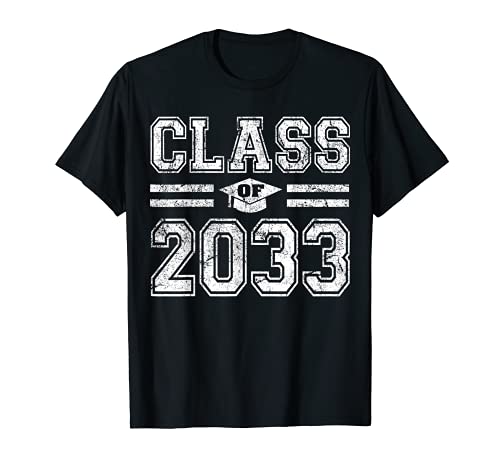Class Of 2033 Grow With Me First Day Of Kindergarten Gift Maglietta