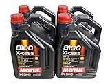 Motul 102870-4 8100 X-Cess 5w40 Oil Case/4-5 Liters