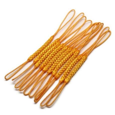 Amazon.co.jp: レーヨン両坪根付紐 10本セット ストラップ用 ね