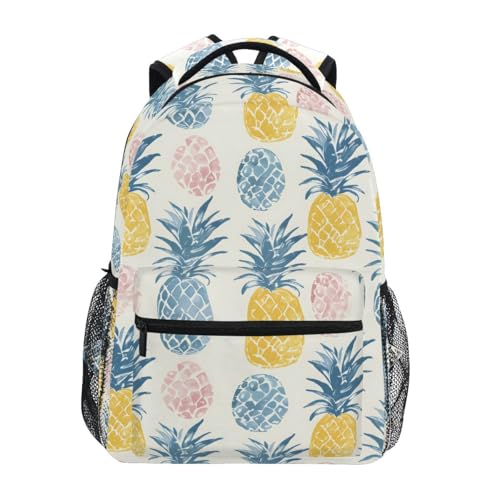 Sac à dos ananas léger pour éviter le mal de dos avec sa grande capacité étudiant
