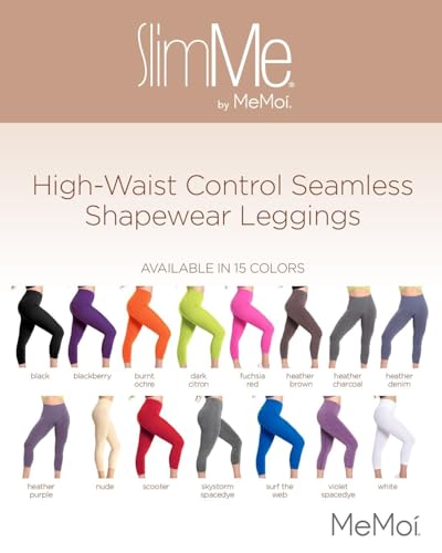 SlimMe Shapewear Leggings, High Waisted Leggings Tummy Control, Comfortable and Breathable Compressions Pants for Women2
