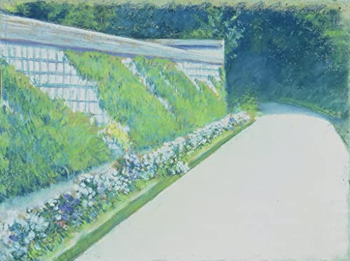 Poster Gustave Caillebotte Le mur du potager Yerres 50x70 cm