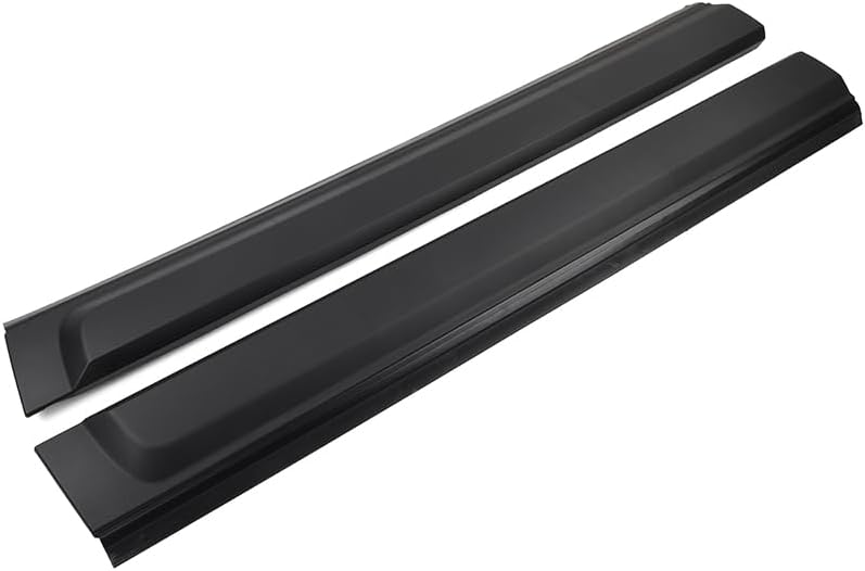 Cngoat41 1Pair Car Front Door Panel Molding Trim Cladding Strip ABS Black For Discovery 3/LR3 2005-2009