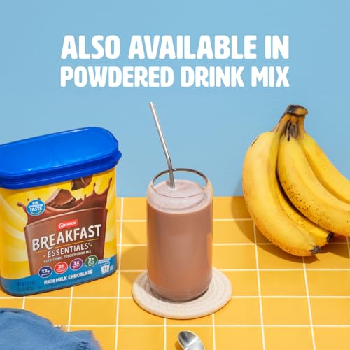 Carnation Breakfast Essentials Ready-to-Drink, Classic French Vanilla, 8 FL OZ Carton (Pack of 24)