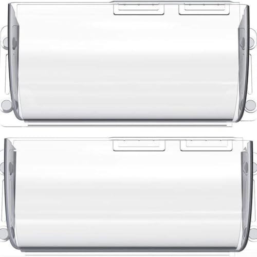 Deflector de aire magnético ajustable para rejillas de ventilación de aire acondicionado, se adapta a registros de ventilación de 10 a 15 7 pulgadas, incluye pestañas cohesivas para su uso en