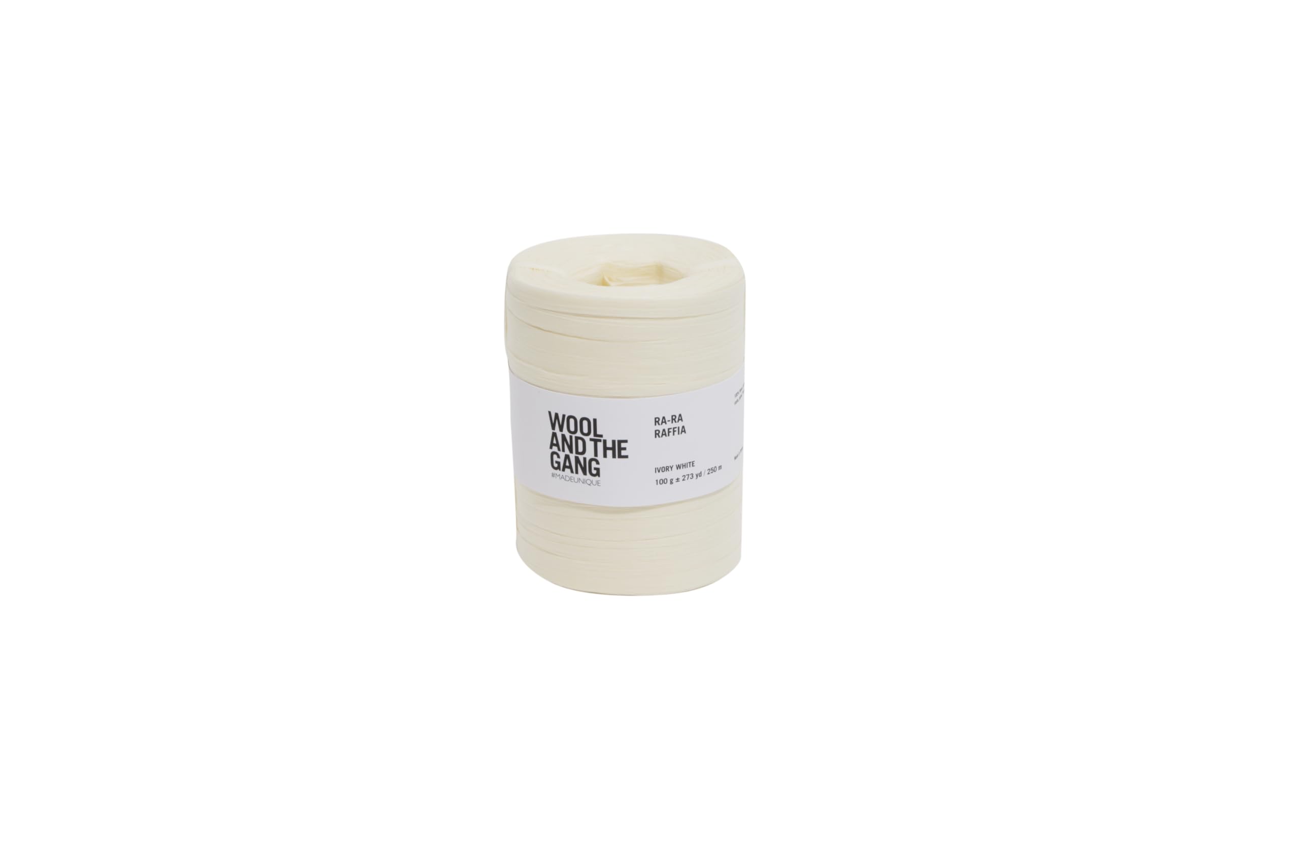 Wool and the Gang, Ra Ra Raffia, Ivory White (044), 100g โ image 1