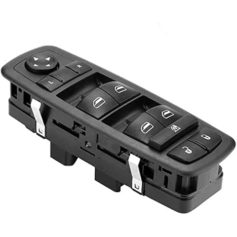 Driver Side Master Power Window Switch 4602535AC Fit for 2008 2009 Chrysler Town & Country Dodge Grand Caravan 4602535AG 4602535AF 4602535AD- No Auto (3 PINs + 0 PINs) PINS Checked Needed Cover