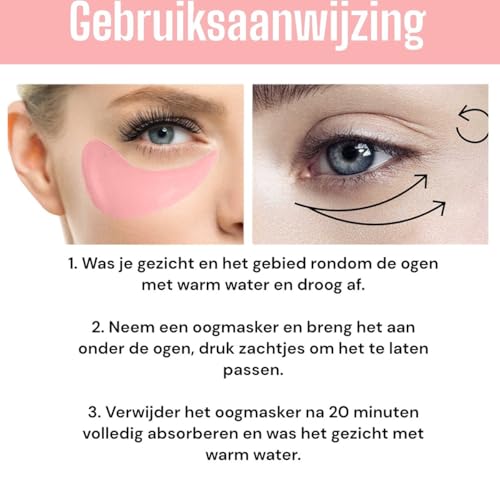 Masque yeux pour cernes et poches : 60 patchs hydratants