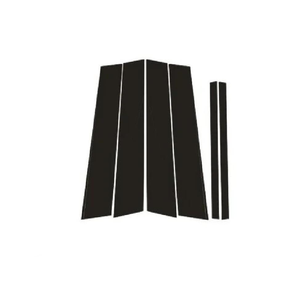 Bertdcx One Color For Benz Ml 2006-2015 6Pcs Window Trim Covers Center Film Column B C Pillar Posts Sticker Auto Parts