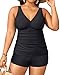 13 Best Black Two-Piece Swimsuits for Women Over 50 That Actually Flatter Your Figure 7 Yonique Womens Plus Size Swimsuits with Shorts Tummy Control Tankini Two Piece Bathing Suits Athletic Swimwear Black 20Plus
