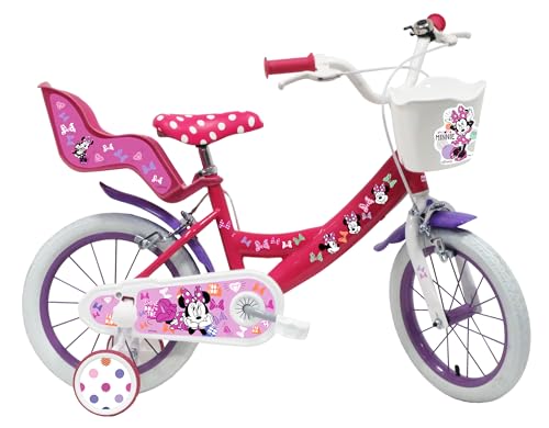 Tecnobike Shop Bici per Bambina Bicicletta Denver Albri Minnie- Taglia 14 pollici