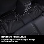 Floor Mats & Trunk mat For 2013-2019 2020 Nissan Pathfinder 2013 Infiniti JX35 2014-2020 Infiniti QX60 TPE All Weather Protection 3 Rows Car Floor Liners & Cargo Liners With Velcro Backrest