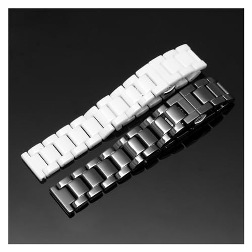Boucle argent et blanc céramique bracelets pour le quotidien - 3