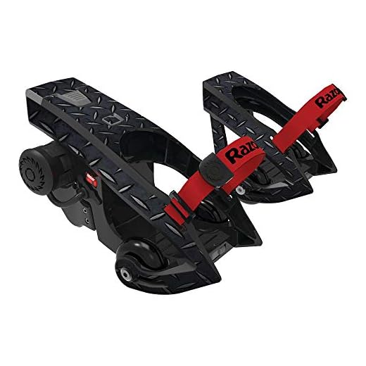 MightySkins Skin Compatible with Razor Turbo Jetts Electric Heel Wheels - Black Diamond Plate | Protective, Durable, and Unique Vinyl wrap Cover | Easy to Apply, Remove | Made in The USA