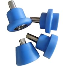 2"Width x 3"OD 4pc Nylon Bottom anvil dies set for english wheel F1.2X710,HF#68385, 95359,EW-28| Includes 1/4" R Offset Narrow Anvil, 5" R Narrow Anvil, 1" Taper Anvil, Edging Anvil-Quaintfab