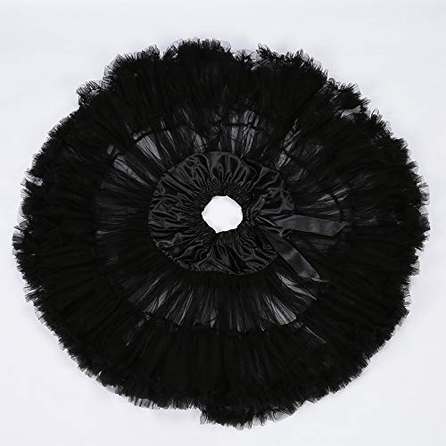 Image of Tutu Skirt as Well as Petticoat above Knee Underskirt Tulle Crinoline slip