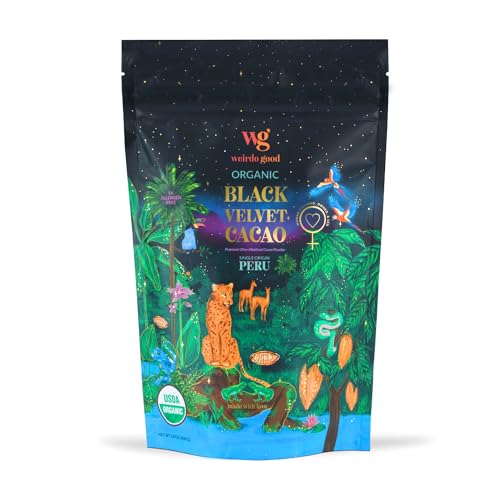 Weirdo Good Black Velvet Cacao Powder – Organic, Allergen-Fr...