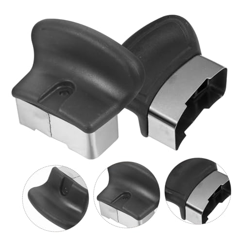Alipis 2pcs Cubiertas de mango para ollas y sartenes, mango lateral para olla a presión, repuesto para partes de olla a presión miniatura 3