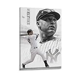 デレク・ジーター アートパネル キャンバス 壁アート モダン部屋飾り 版画 壁の絵 インテリア ホームアートワーク08x12inch(20x30cm)
