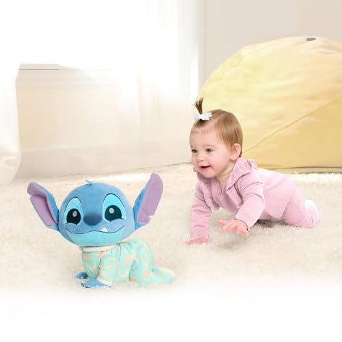 Image of Disney Baby Musical Crawling Pal Stitch Plush Toy