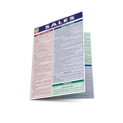 Sales: a QuickStudy Laminated Reference Guide (Quick Study Law)