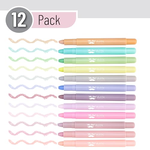 Image of Mr. Pen- No Bleed Gel Highlighters, Morandi Colors, 12 Pack