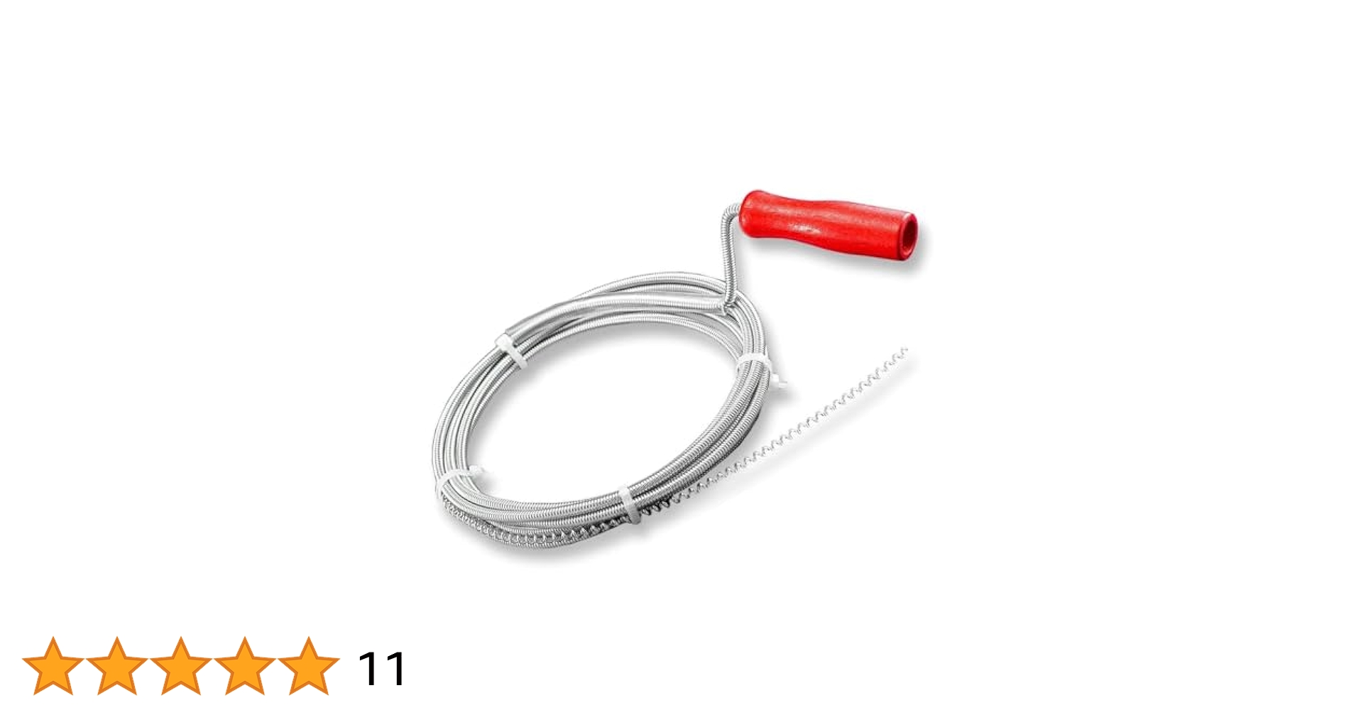 Sturalavandini A Sonda Spirale 5 Metri - Per Scarichi Intasati Di Lavabi, Bidet E WC