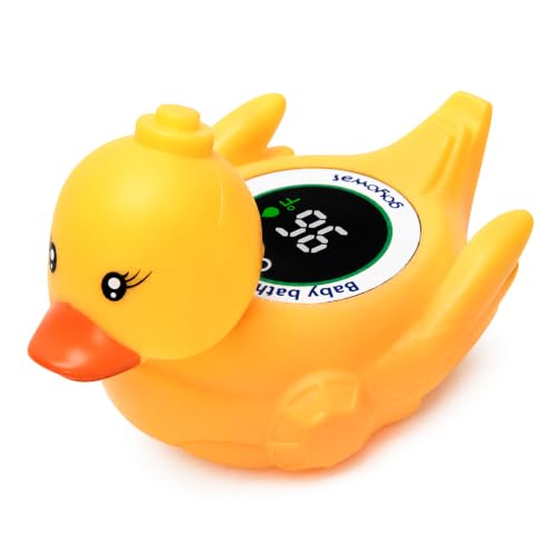 Baby Bath Thermometer Water Temp Safety for Bathtub,Room Essential Duck Toy