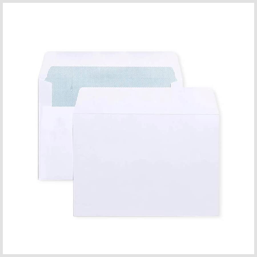 Pack of 500 A6 Self Seal White Envelop / C6 (114 X 162mm) 90gsm Pocket Envelop Packwith®