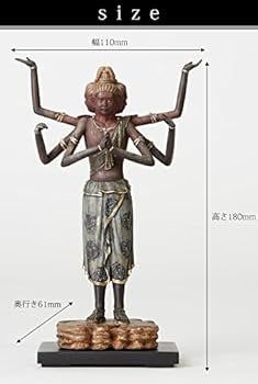 イスム isumu TanaCOCORO 阿修羅 仏像 置物 Amazon.co.jp: イスム TanaCOCORO(掌) 阿修羅 仏像 フィギュア ポリ