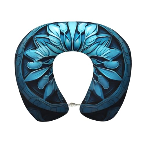 Almohada de viaje de poliéster Negro talla única miniatura 1