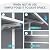 Amopatio 47 Cu.ft Vertical Storage Shed with Shelves, 4.5x5.5 FT Outdoor Resin Shed with Floor, Waterproof Weather Resistance Plastic Cabinet, Lockable Doors for Patio, Garden, Lawn, Grey & White