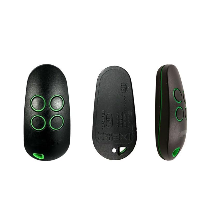 TOPD4REN 806TS-0290 - Mando a distancia para puerta de garaje (4 en 1, 433 MHz y 868,35 MHz, con código giratorio para puertas de garaje, instalaciones automatizadas
