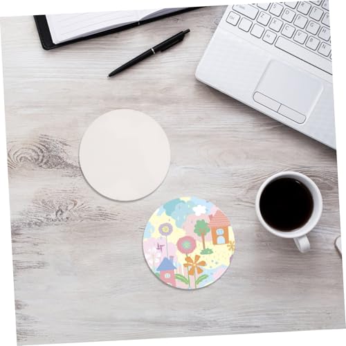 Dessous de verre ronds MDF blanc sublimation Mipcase x24
