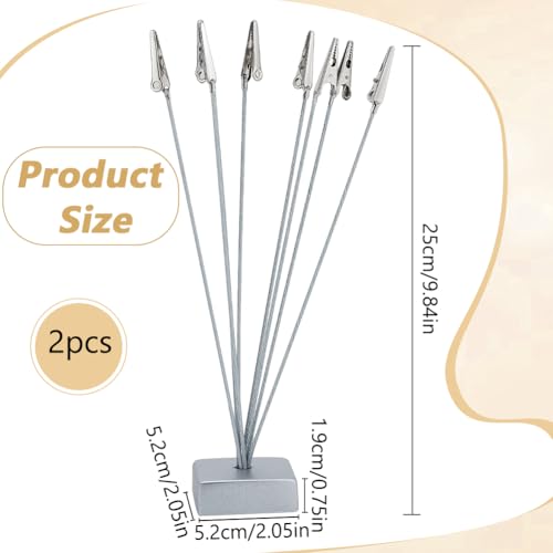 Arbre à argent de vœux et support mémo à pinces comme cadeau de célébration