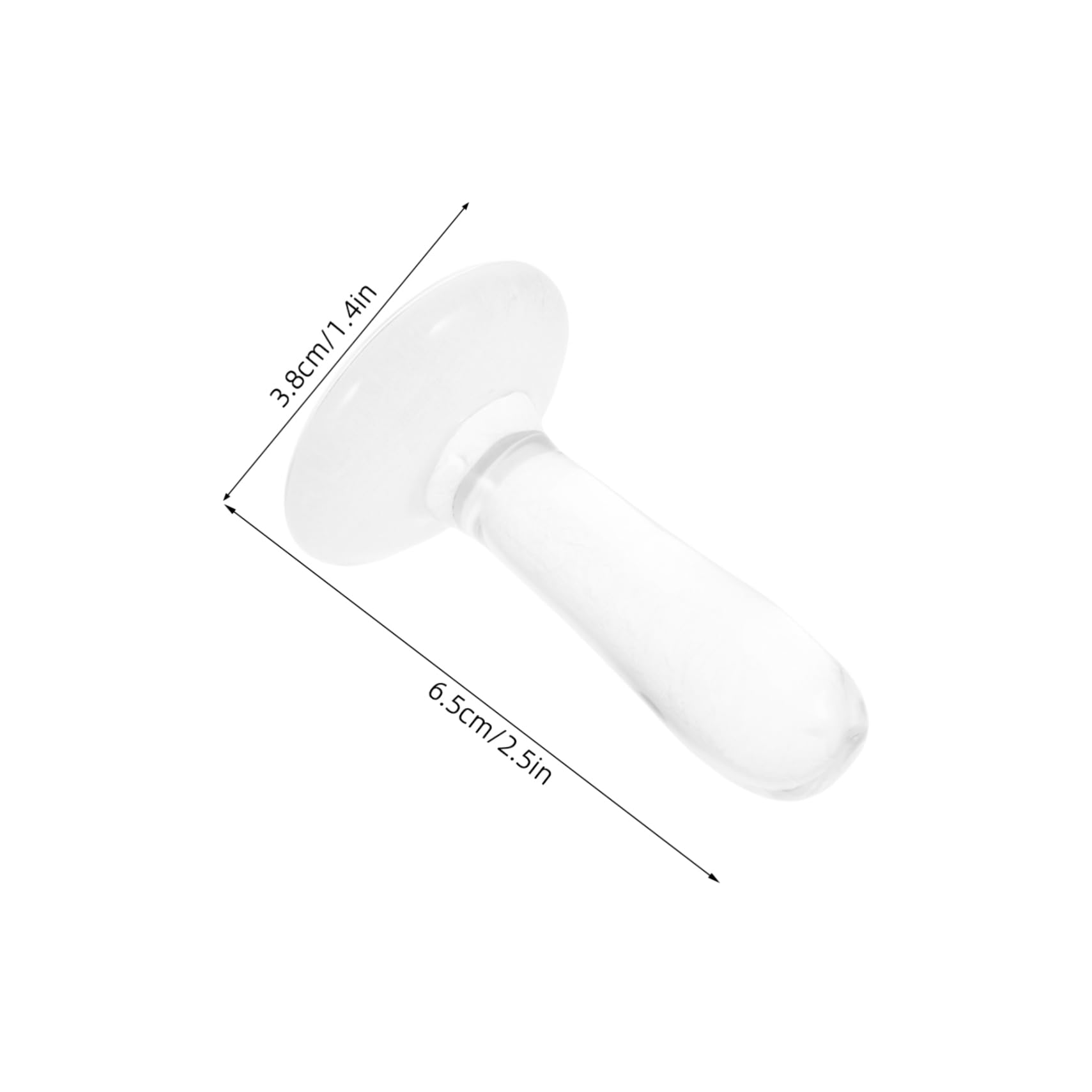 OUNONA Crystal Glass Pestle for Pigment Grinding Perfect Tool for Artistic Paint Making Artwork Enhancement