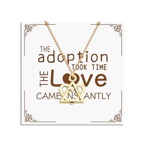 Natural Stone Adoption Bracelet Adoption Jewelry with Adoption Symbol Adoption Day Gifts for Adoptive Parents Gotcha Day Gift, Thank You Gifts