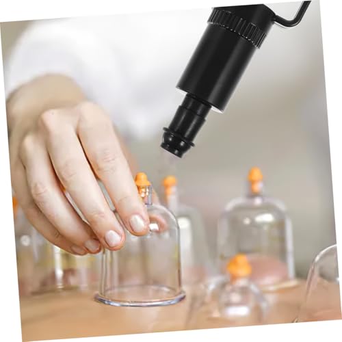 FOMIYES 3pcs Herramienta de Ventosas con Bomba Manual Ergonómica para Terapia de Ventosas, Bomba de Acupuntura para Succión Rápida y Agarre Cómodo para Uso en Casa miniatura 5