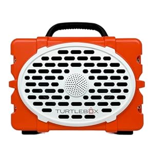 Turtlebox Original Gen 3: Portable Outdoor Bluetooth Speaker – Ultra-Loud (120dB), Waterproof (IP67), Rugged, Impact-Resistant, 3-Day Battery | Party Mode: Unlimited Pairing for Stereo Sound, Orange