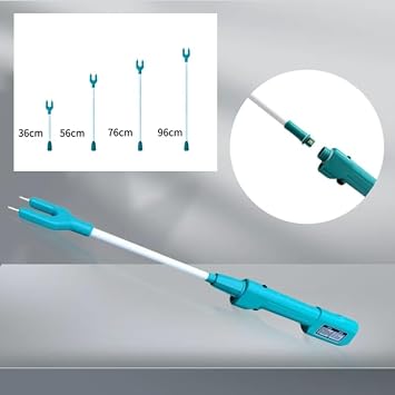 Cattle Prod Waterproof Cattle Prod with LED Light, Rechargeable Electric Livestock Prod