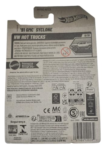 Hot Wheels GMC Syclone 1991 Morado 1:64 miniatura 2