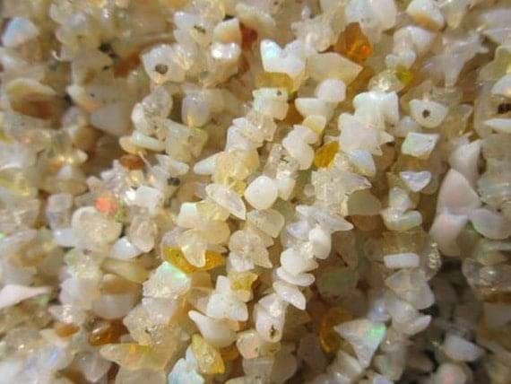Opale éthiopienne Welo de feu perles pour réparer et personnaliser vos bijoux anciens