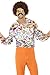 Price comparison product image Smiffys Men's 60s Groovy Shirt, Multicolor, XL - Size 46"-48"