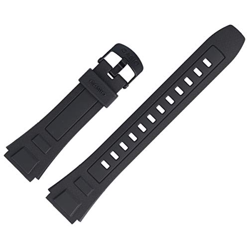 Uhrenarmband 20mm Kunststoff Schwarz - WV-59