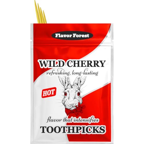 wild cherry flavored hot cinnamon toothpicks - 100ct